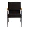 Flash Furniture Black Fabric Stackable Church Chair with Arms XU-DG-60156-BK-GG - alternate 8